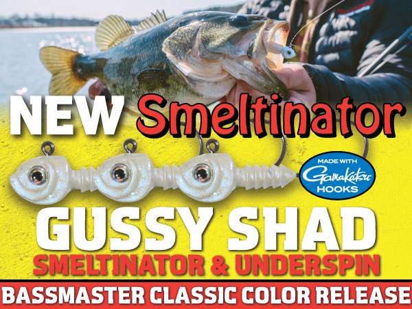 Northland Fishing Tackle Smeltinator Jig, NEW Gussy Shad color.