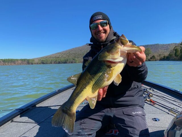 Jeff poses with fish